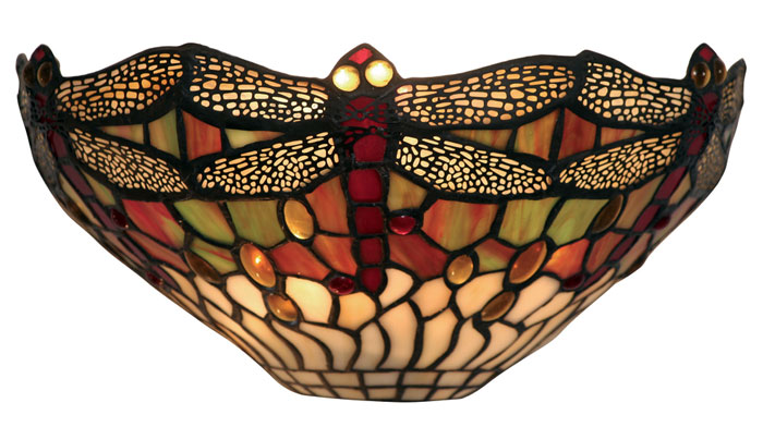 Dragonfly 310mm Tiffany Wall Light