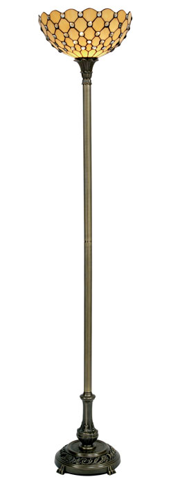 Jewel 350mm Tiffany Floor Lamp