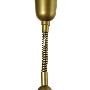 Gold Rise And Fall Ceiling Rose Pendant Suspension
