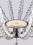 Feiss Oberlin Large Satin Nickel LED Orb Pendant Light Rondure Crystal Beads