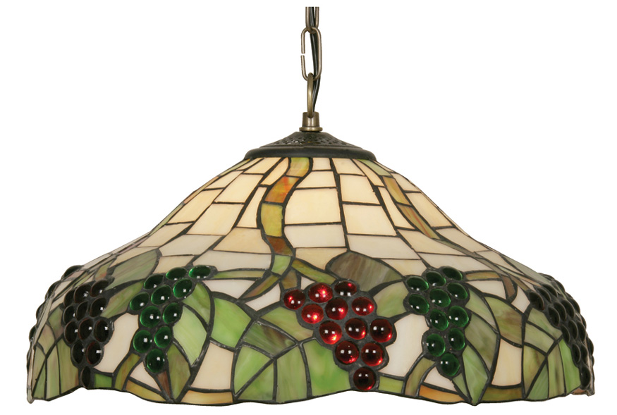 Grape Vine Tiffany Ceiling Light