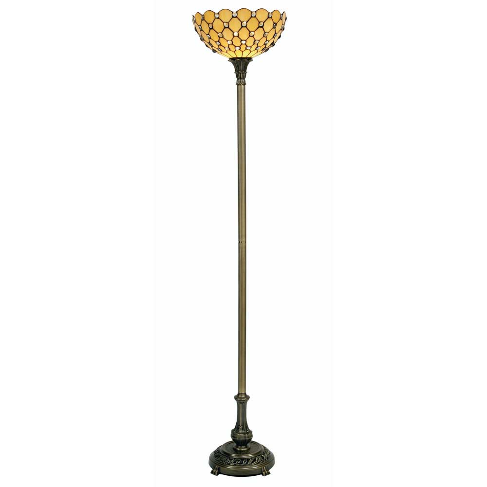Jewel 350mm Tiffany Floor Lamp