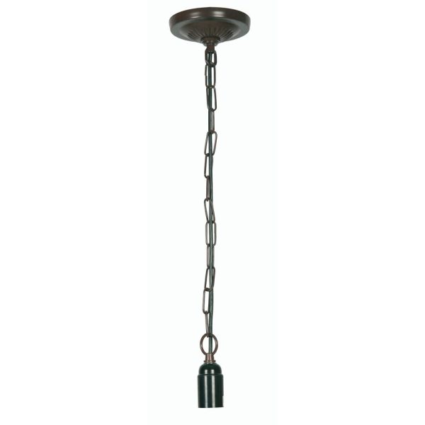 Aged Brass Finish Ceiling Pendant Chain Set BC Lamp Holder