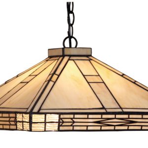 Ophelia Art Deco Tiffany Pendant Light