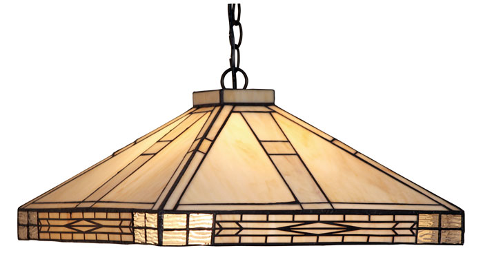 Ophelia Art Deco Tiffany Pendant Light