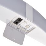Onan LED Bathroom Mirror Light Switch Shaver Socket White IP44