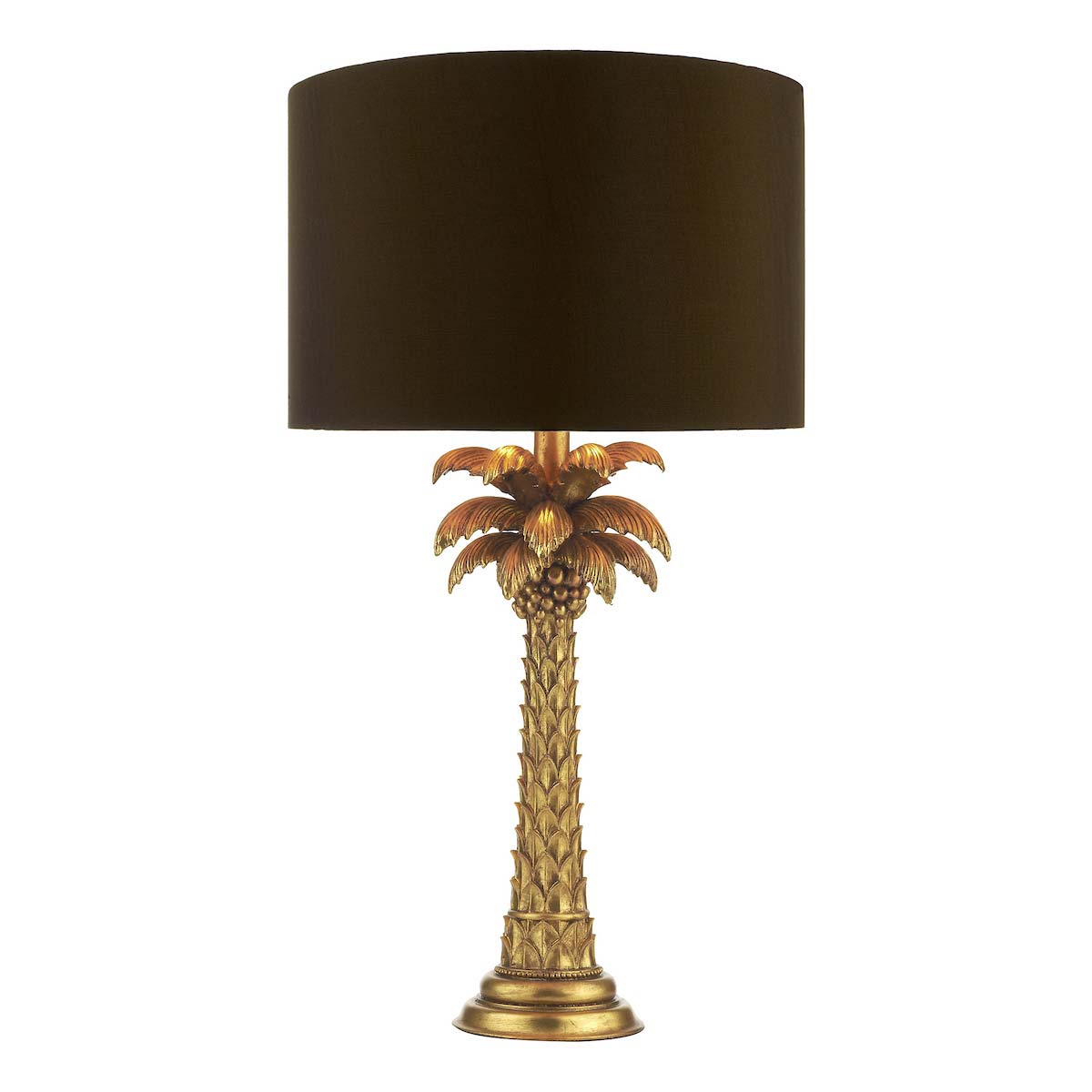Dar Palm Gold Palm Tree Table Lamp Base Only