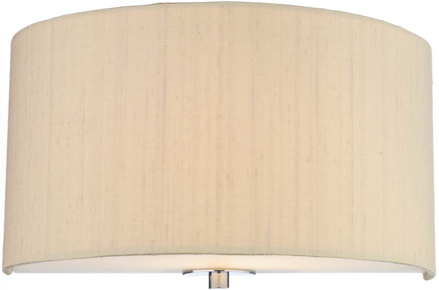 Dar Renoir 1 Light Silk Drum Wall Lamp Various Colours