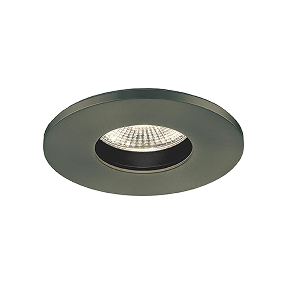 Franklite quality fire rated GU10 bronze IP65 bathroom shower light, RF325/BEZ005.