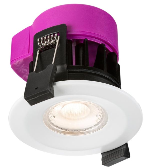 IP65 6W Dimmable LED Fire Rated Bathroom Downlight 3000K