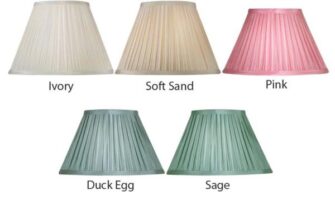Details about   16" Pure Silk Oyster White Lampshade Light Lamp Shade European Pleated Slit
