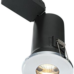 Shield Plus Chrome Fire Rated IP65 Bathroom Shower Light