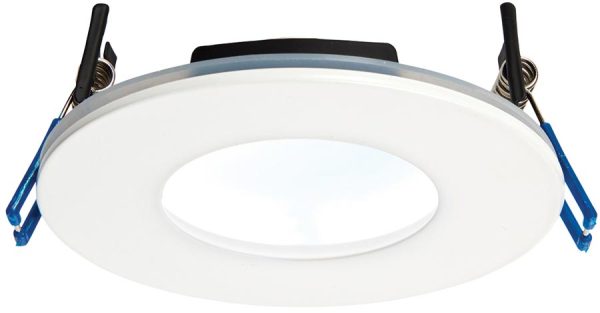 OrbitalPlus White Dimmable 9w LED Fire Rated IP65 Downlight Cool White