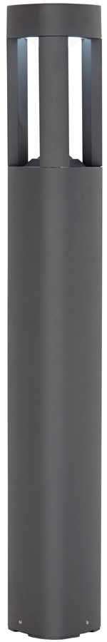 Tribeca LED 80cm Triangular Outdoor Bollard Light Matt Grey IP54