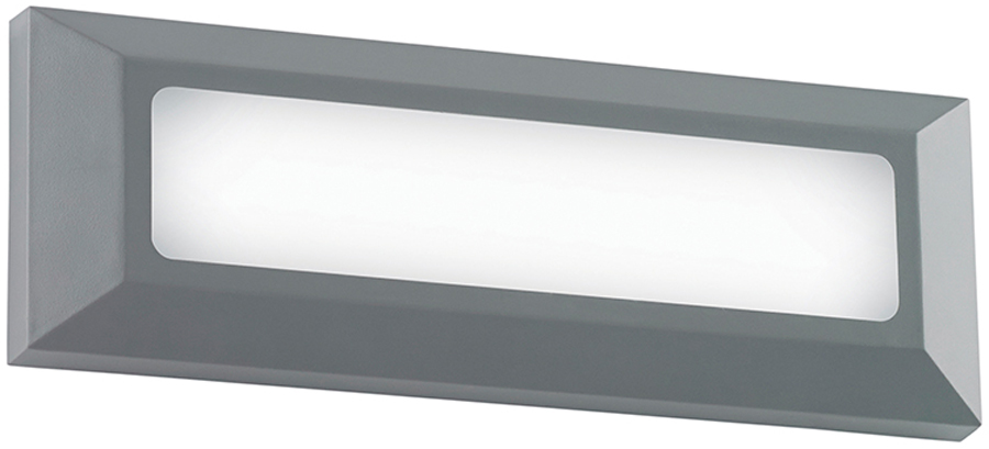 Severus Grey Rust Proof Letterbox Outdoor Path Light 3W LED