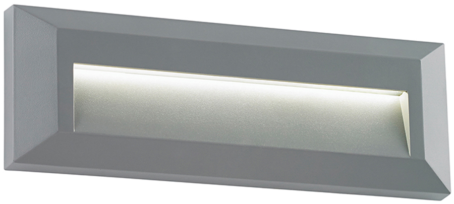 Severus Grey Rust Proof Angled Letterbox Path Light 2W LED