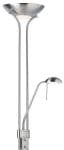 Rome Mother And Child Satin ChromeFloor Lamp