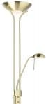 Rome Satin Brass Mother And Child Floor Lamp