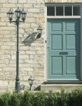 Drayton Classic Black Upward Outdoor Wall Lantern IP44