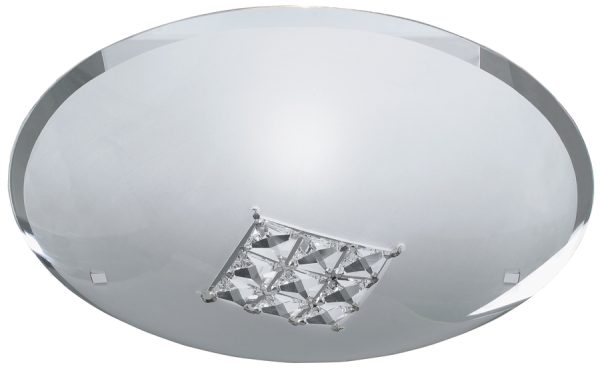 Round Glass Flush Ceiling or Wall Light