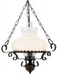 Rustic Wrought Iron Oil Lantern Style Ceiling Light Pendant
