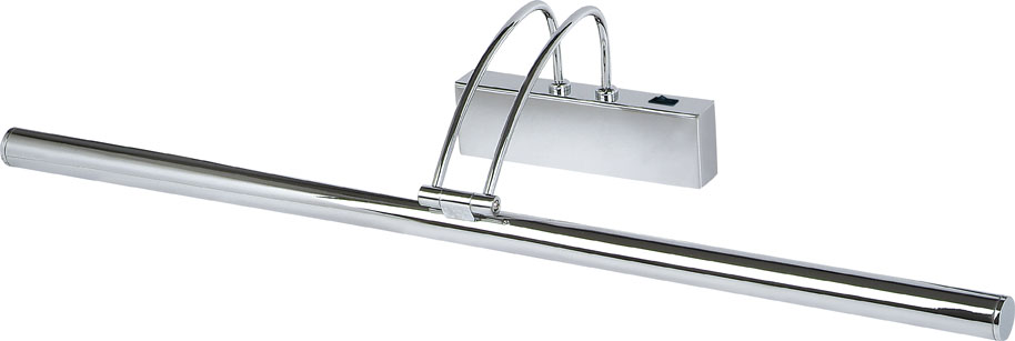 Slimline 68cm Polished Chrome Switched LED Picture Light