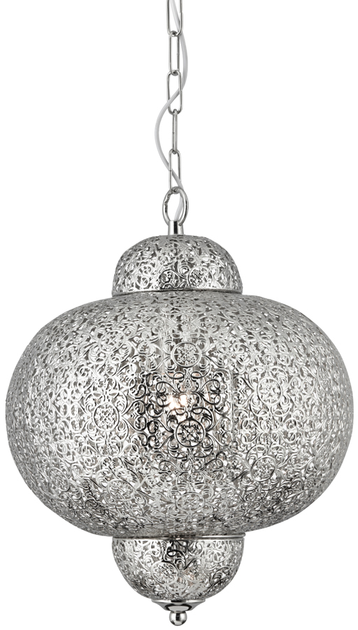 Moroccan Style Nickel Ceiling Pendant Light