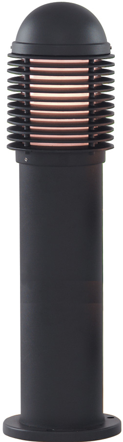 Traditional Black 450mm Outdoor Bollard Light Post