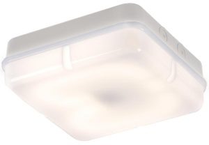 Square IP65 rust proof 28w opal bulkhead white ceiling mounted