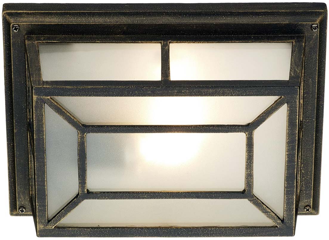 Dar Trent Traditional Rectangular Outdoor Porch Lantern Black