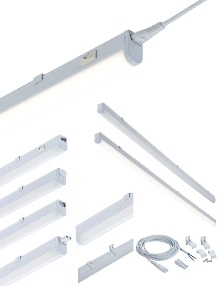 Kitchen Under Cabinet 13w LED Strip Light 4000k Cool White 230v