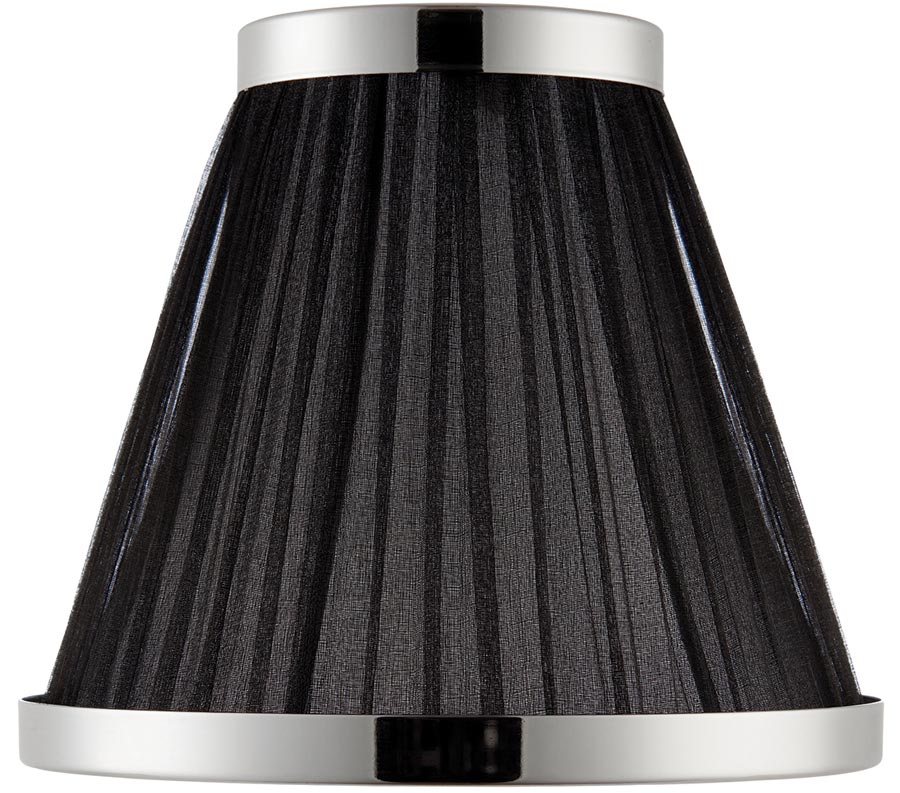Suffolk Black 8 Inch Table Lamp Shade, Small Black Table Lamp Shade