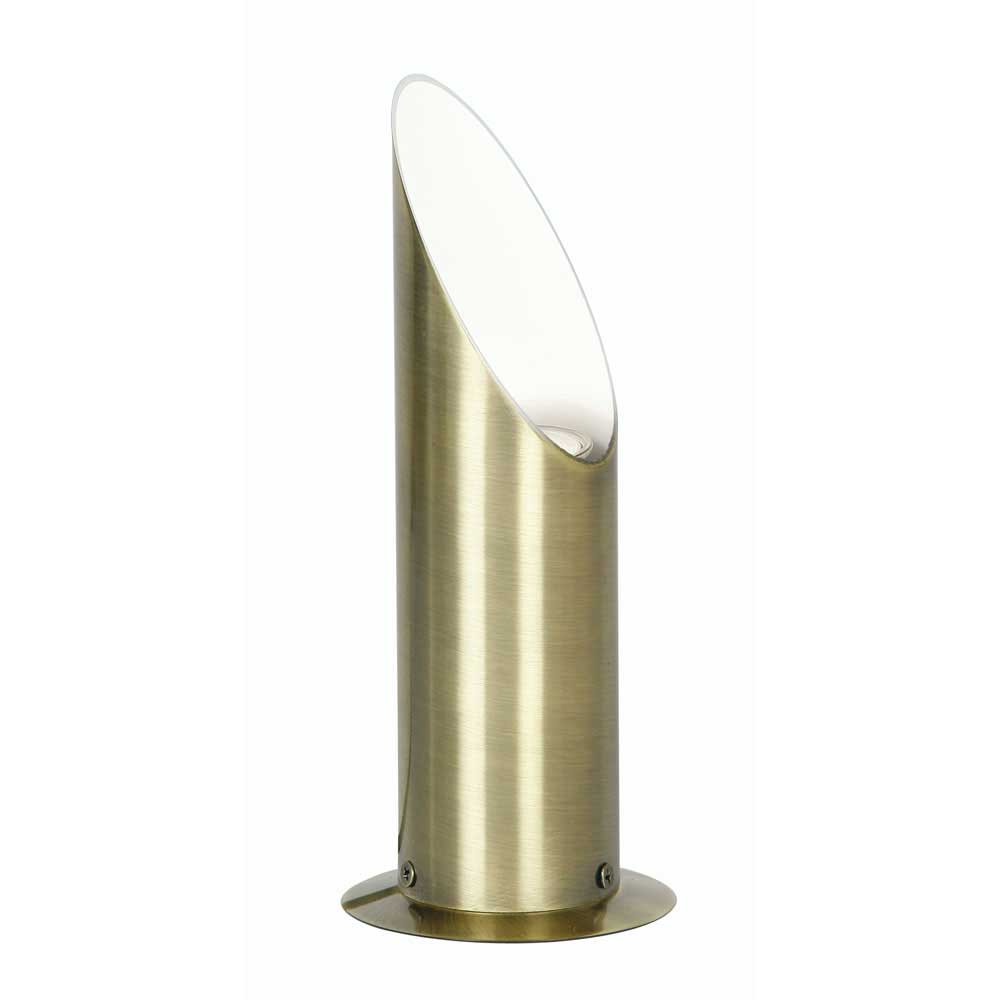 Modern Antique Brass Table Or Floor Uplighter