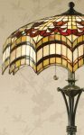 Vesta Feature Tiffany 2 Light Floor Lamp Standard