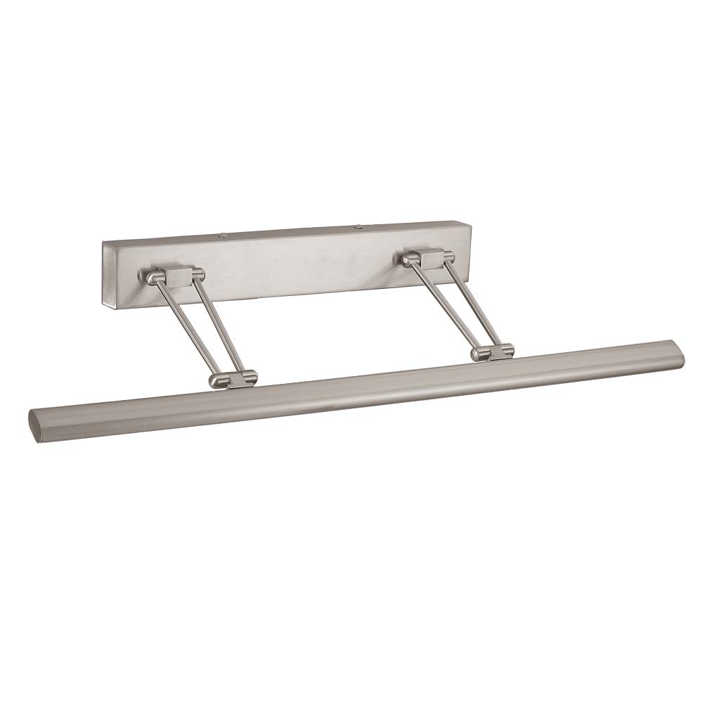 Modern Slimline 3 Lamp 630mm Adjustable Picture Light Satin Nickel