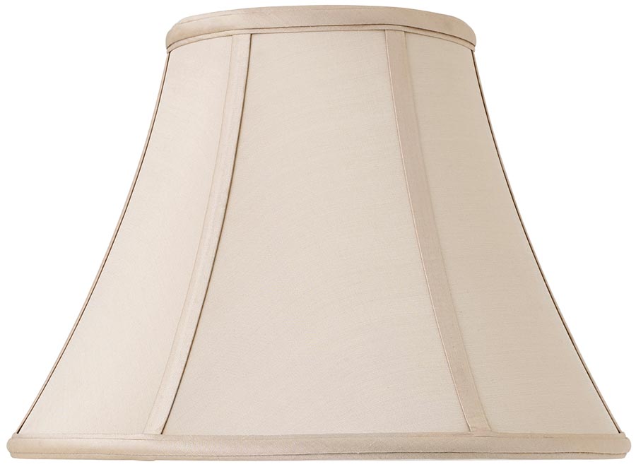 Zara Tapered Empire 12 Inch Oyster Silk Table Lamp Shade