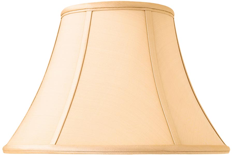 Zara Tapered Empire 14 Inch Honey Silk Table Lamp Shade