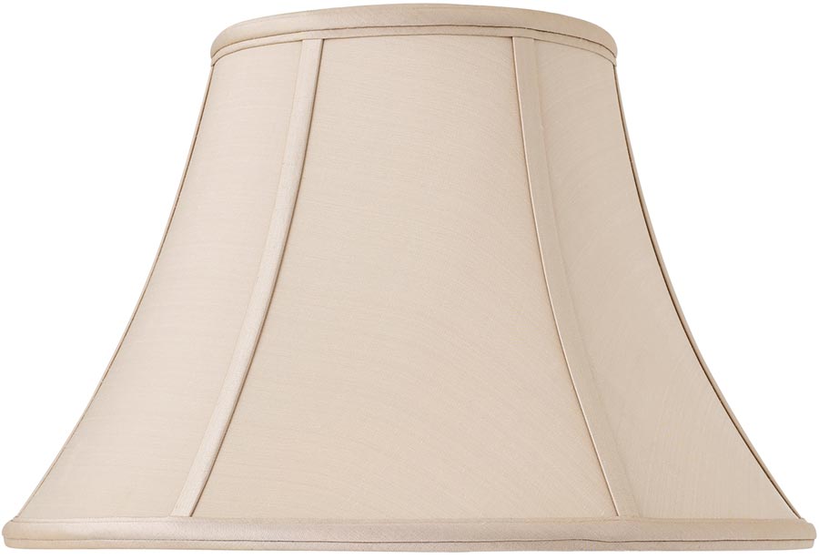 Zara Tapered Empire 14 Inch Oyster Silk Table Lamp Shade