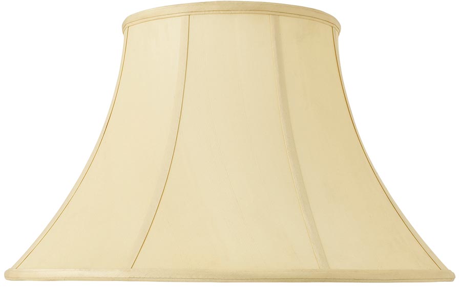 Zara Tapered Empire 20 Inch Honey Silk Floor Lamp Shade
