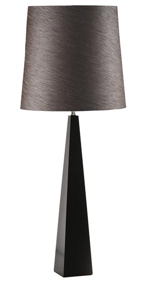 Elstead Ascent Contemporary Black Table Lamp And Shade