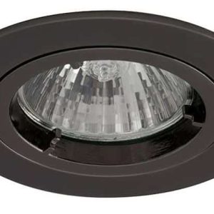 Twistlock black chrome mains voltage GU10 down light