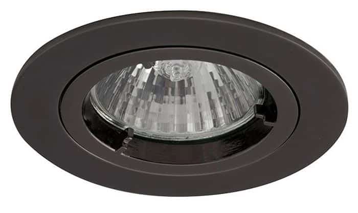 Twistlock Black Chrome Finish Mains Voltage GU10 Down Light