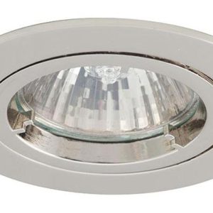 Twistlock polished chrome mains voltage GU10 down light