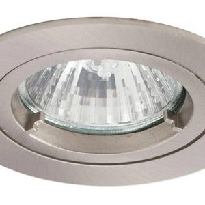 Twistlock satin chrome finish mains voltage GU10 down light