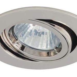 Twistlock polished chrome mains voltage adjustable down light