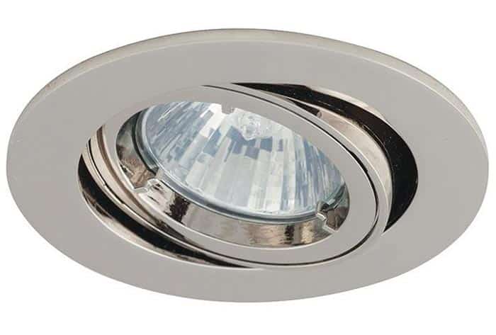 Twistlock Polished Chrome Mains Voltage Adjustable Down Light