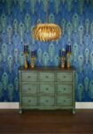 Dar Atticus 5 Light Pendant Hand Crafted Gold Leaf