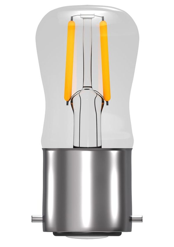 Clear 2w LED Dimmable Filament B22 Pygmy Light Bulb Warm White
