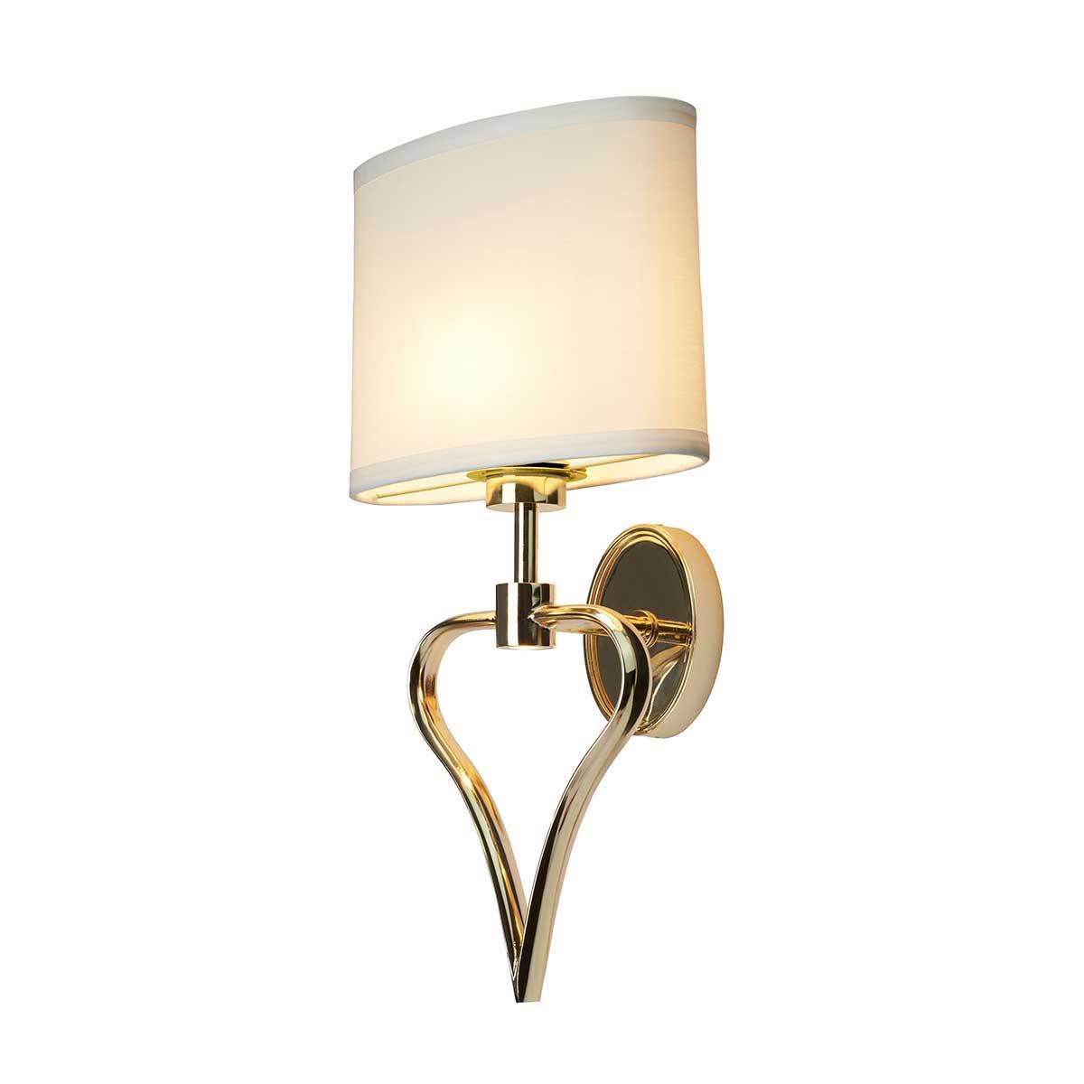 Elstead Falmouth 2 LED Gold Bathroom Wall Light