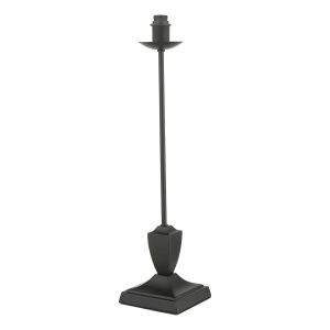 Bessa 1 light buffet table lamp base only in satin black on white background